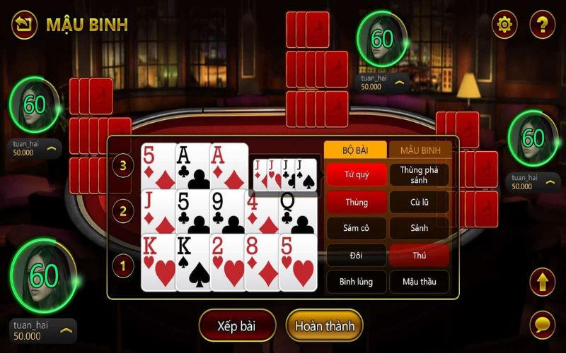 Cách chơi game bài mậu binh chuẩn nhất năm 2025
