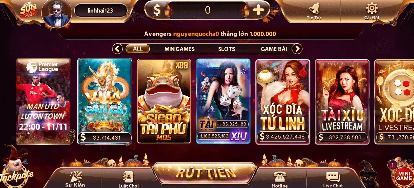 Sunwin cổng game uy tín số 1